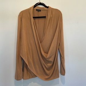 1. State XL wrap sweater camel color from Nordstroms